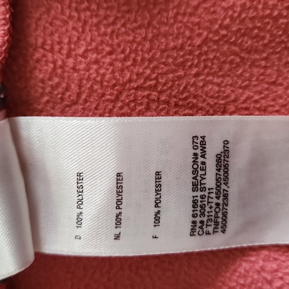 The North Face Large Girls Salmon Pullover - Picture 7 of 7